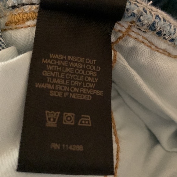 FRYE LIGHT WASH SIENNA CROPPED SKINNY JEANS SIZE 25 - Picture 9 of 9